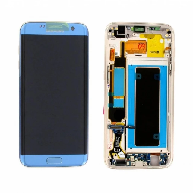 SAMSUNG S7 EDGE LCD BLUE